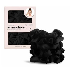 Kitsch Satin Hair Ties – Frizz-Free Scrunchies