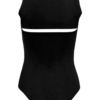 Sleeveless Open Front Bodysuit