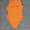 Sleeveless Open Front Bodysuit