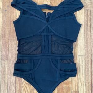 Black Mesh Cut-Out